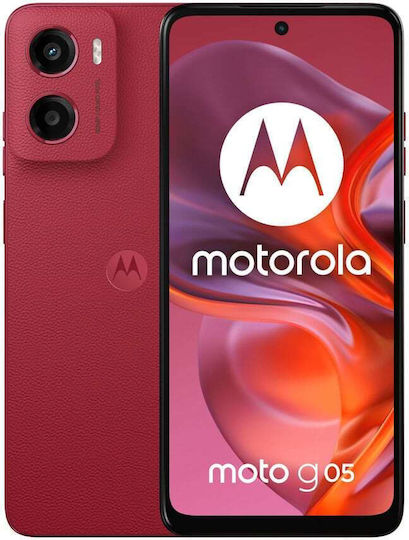 Motorola Moto G05 Dual SIM (8GB/256GB) Plum Red