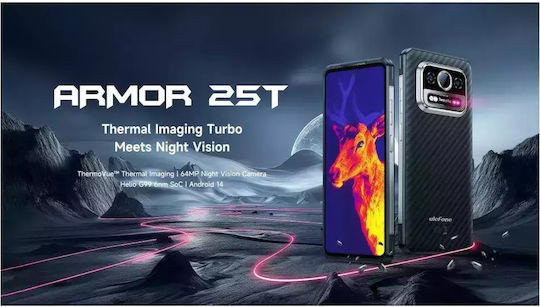 Ulefone Armor 25T Dual SIM (8GB/256GB) Resistant Smartphone Black