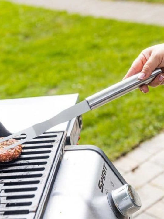 KING Hoff Set of 3 Barbecue Tools with Spatula Tongs and Opener