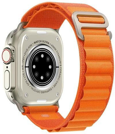 Z69 Ultra 49mm Smartwatch mit Pulsmesser (Orange)