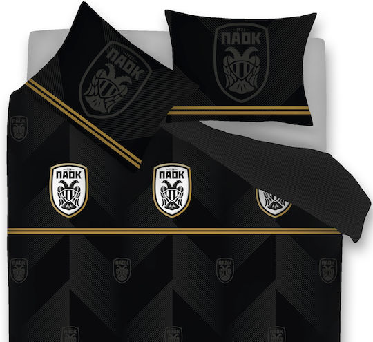 Vesta Home Σετ Μαύρο Paok40 50x70cm