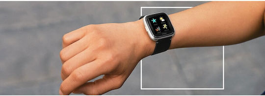 Fitbit Versa Special Edition Aluminiu 36mm Smartwatch (Gri)