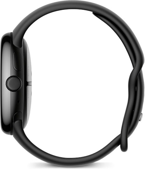 Google Pixel Watch 3 LTE Aluminium 45mm Waterproof with Heart Rate Monitor (Obsidian)