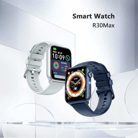 BlackView R30 Max 47mm Smartwatch με Παλμογράφο (Μπλε)