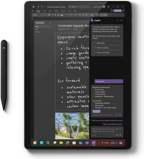 Microsoft Surface Pro 11 13Инчове Таблет (16GB/256GB/Intel Core Ultra 5 238V/Win 11 Pro) Черен