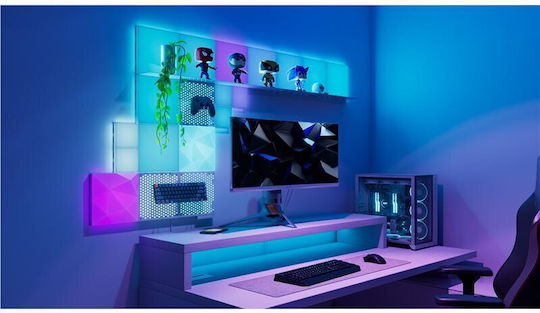 Nanoleaf Smart Διακοσμητικό Φωτιστικό LED RGBW Πίνακας 10τμχ