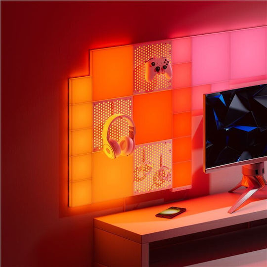 Nanoleaf Smart Διακοσμητικό Φωτιστικό LED RGBW Πίνακας 10τμχ