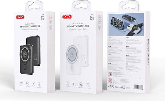 XO PR264 MagSafe Power Bank 10000mAh 20W με Θύρα USB-C Λευκό
