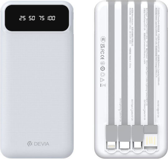 Devia EP189 Power Bank 10000mAh 10W Бял