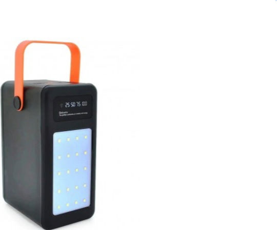 TR-888 Power Bank 80000mAh Mit 4 USB-A Ausgangsanschlüsse Schnellladung Schwarze