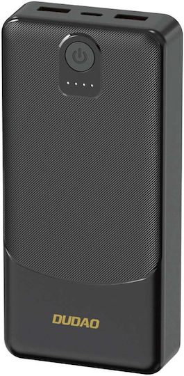 Dudao K10Pro Power Bank 20000mAh 10W с 2 USB-A порта Бял