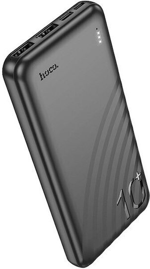 Hoco J123 Power Bank 10000mAh 22.5W mit 2 USB-A Anschlüssen und 2 USB-C Anschlüssen Schwarz