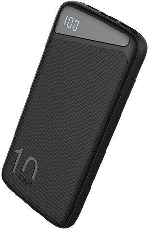 Optonica Power Bank 10000mAh 22.5W με 2 Θύρες USB-A και Θύρα USB-C Μαύρο