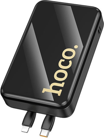 Hoco Q37A Graceful Baterie Externă 20000mAh 22.5W cu Port USB-A și Port USB-C Power Delivery Încărcare Rapidă Neagră