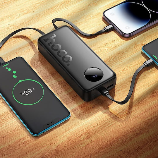Hoco J132A Power Bank 20000mAh 22.5W mit USB-C Ausgangsanschlüsse Power Delivery Schwarz