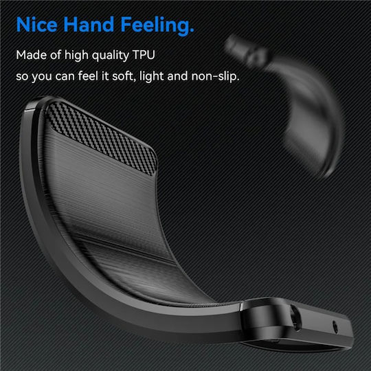 Techsuit Carbon Bumper Silicone / Plastic Black (Oppo A5 Pro)
