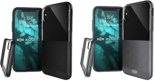 X-Doria Dash Back Cover Δερματίνης Μαύρο (iPhone X / Xs)