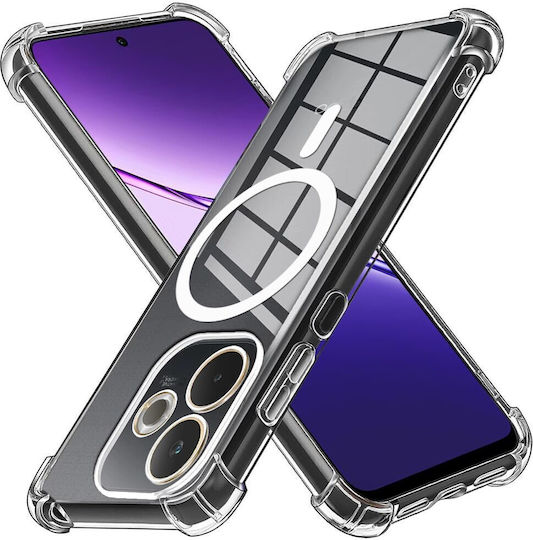 Techsuit Umschlag Rückseite Silikon Transparent (Oppo A5 Pro)