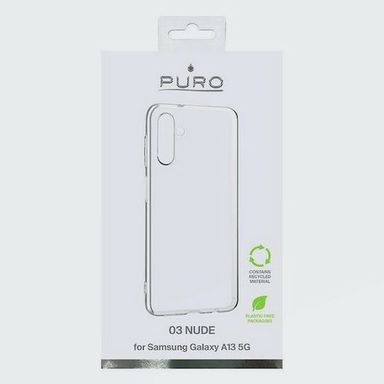 Puro 0.3 Nude Umschlag Rückseite Silikon 0.3mm Transparent (Galaxy A13 5G)