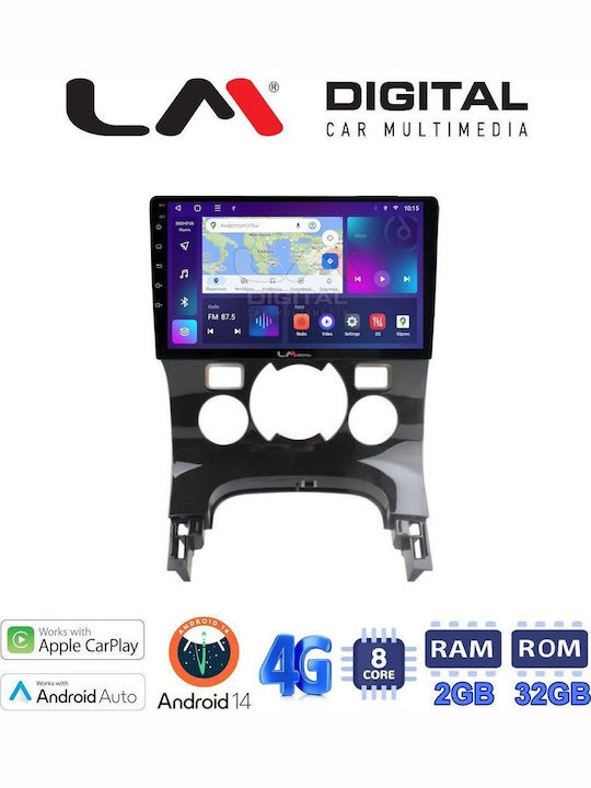 LM Digital Car Audio System for Peugeot 206 / 3008 2016 (Bluetooth/USB/WiFi/GPS/Apple-Carplay/Android-Auto)