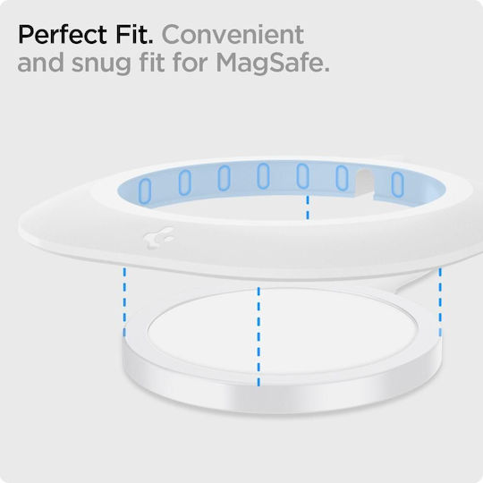 Spigen MagFit Pad Βάση Φόρτισης MagSafe σε Λευκό χρώμα