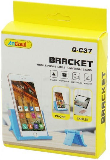 Andowl Q-C37 Desk Stand for Mobile in Black color