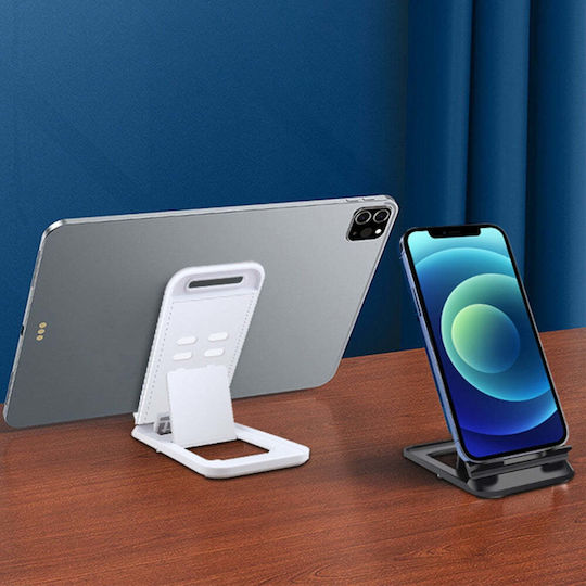 Hurtel Universal Foldable Βάση Γραφείου για Κινητό σε Μαύρο χρώμα