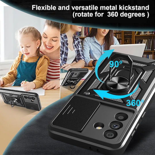 Techsuit Shield Back Cover Σιλικόνης / Πλαστικό Μαύρο (Xiaomi Poco F7 Pro - Techsuit)
