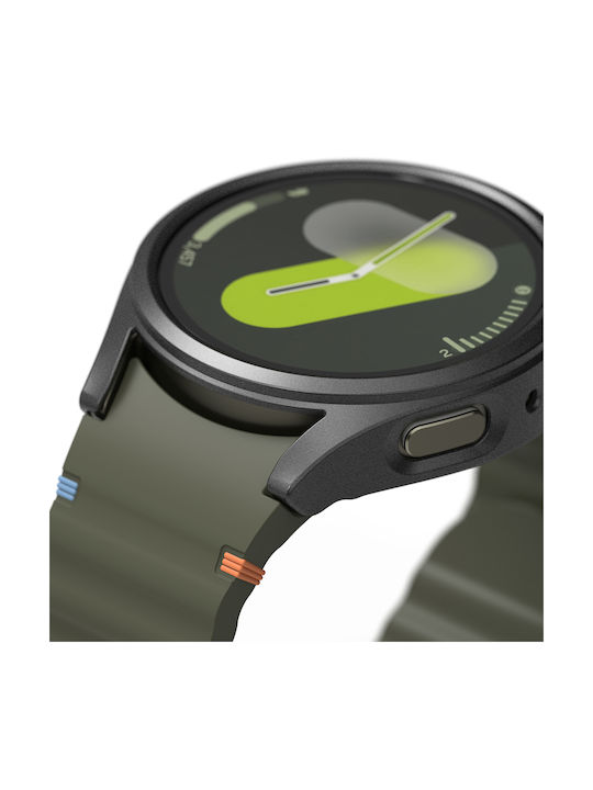 Ringke Slim Plastic Case with Glass in Black color for Galaxy Watch 7 (44 mm)