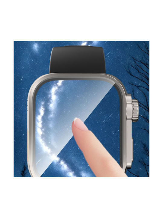 2 in 1 Θήκη Προστασίας + Tempered Glass σε Γκρι χρώμα για Huawei Watch Fit 3
