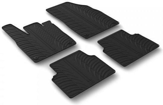 Lampa Set of Front and Rear Mats 4pcs for Volkswagen ID.3 Black