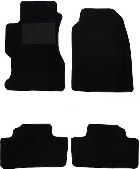 Auto Gs Set of Front and Rear Mats 4pcs for Volkswagen Jetta 2006+ Black