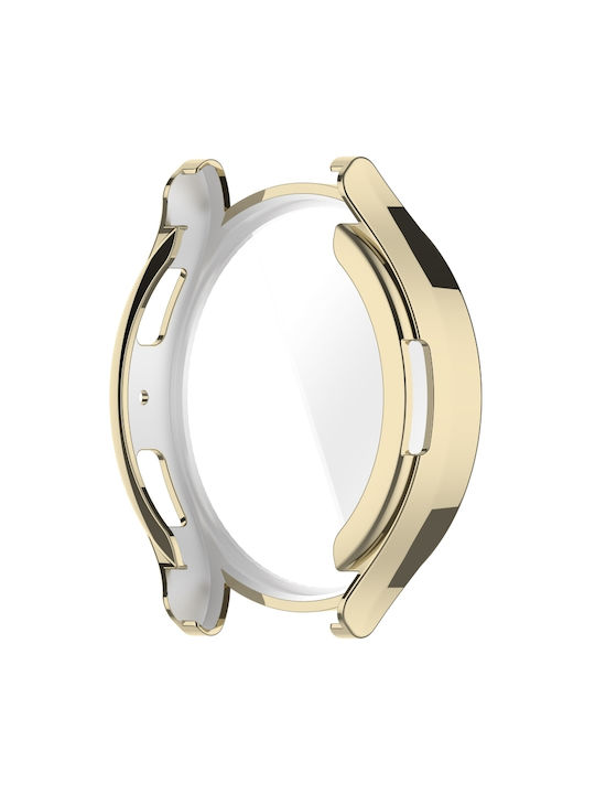 Plastic Case with Glass in Gold color for Galaxy Watch6 40mm