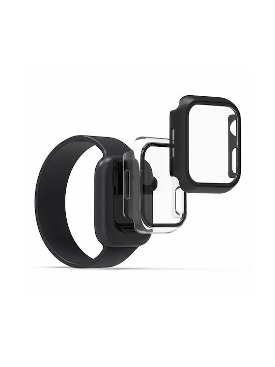 KWmobile Slim 2-Pack Carcasă Din Plastic Cu Geam Clear Și Negru Pentru Apple Watch 41mm KWmobile Slim 2-Pack Carcasă Din Plastic Cu Geam Clear Și Negru Pentru Apple Watch 41mm
