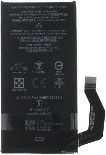 Google Μπαταρία Αντικατάστασης 4300mAh για Google Pixel 7A