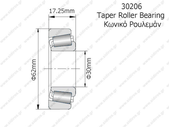 NTN Rulmenți Pentru Motociclete 30x62mm