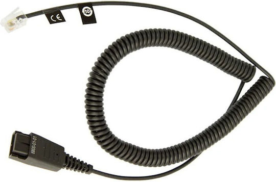 Jabra Αντάπτορας Rj-10 Extension Coiled Cord 2m (8800-01-37)