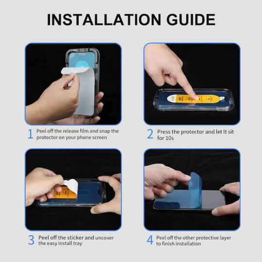 Enkay Easy Installation Full Tempered Glass Oneplus 12 5g Black