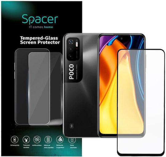 Spacer 9D 0.3mm Tempered Glass (Poco M3 Pro 5G)