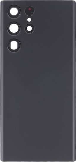 Capac Baterie Capac Lentilă Cameră Baterie Negru pentru Galaxy S22 Ultra 5G