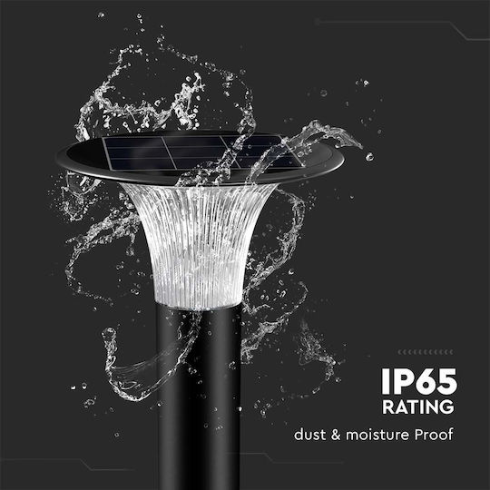 V-TAC Ηλιακό Φωτιστικό Δαπέδου Κολωνάκι 15W 2200lm Φυσικό Λευκό 4000K με Αισθητήρα Κίνησης IP65