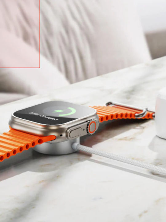Hoco Cw59 Φορτιστής για Apple Watch, Samsung Watch Λευκός