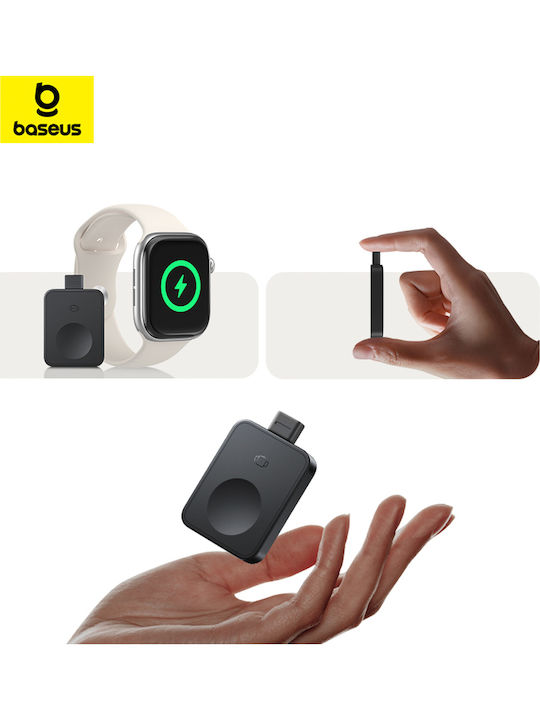 Baseus Magpro Wearable Charger Apple Watch Blackς