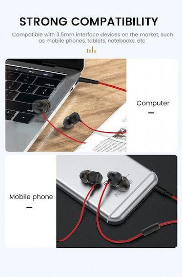 Somostel SMS-CS04 In-ear Handsfree με Βύσμα 3.5mm Μπλε