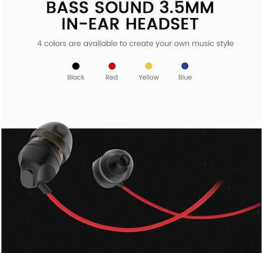 Somostel SMS-CS04 In-ear Handsfree με Βύσμα 3.5mm Μπλε
