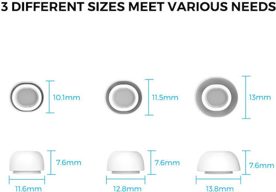 Καλύμματα Σιλικόνης σε Λευκό χρώμα για Apple AirPods Pro 2