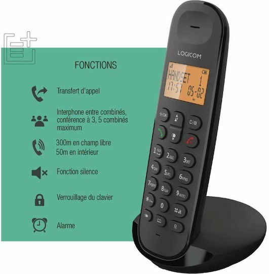Telefon fără fir Logicom Iloa 150 Solo Gri S71001469