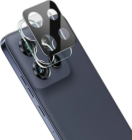 Techsuit Τζαμάκι Κάμερας Μαύρο για Motorola Edge 60 Fusion