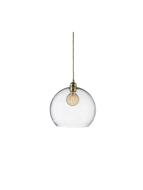 Ebb & Flow Pendant Light Turquoise with Socket E27 28x28cm