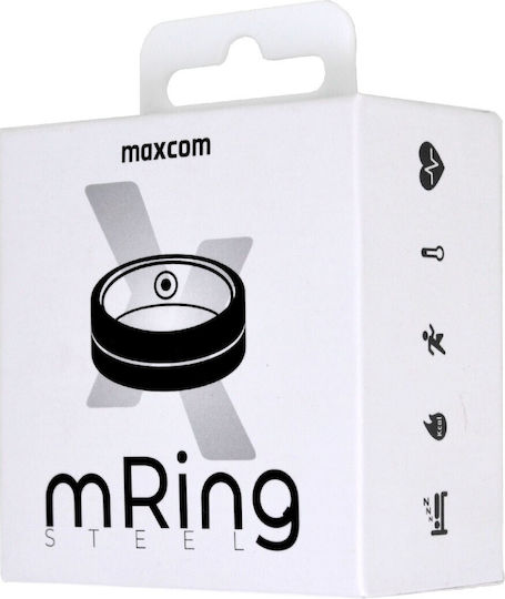 MaxCom mRing MR100 20.7mm Wasserdicht mit Pulsmesser Gold